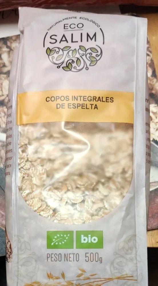 Copos integrales de espelta