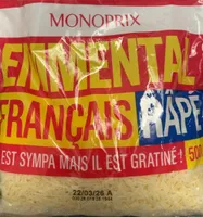 Emmental français râpé