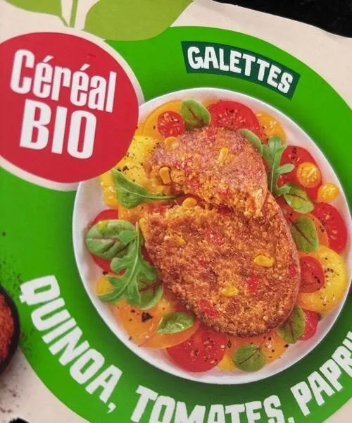 Galette quinoa tomate