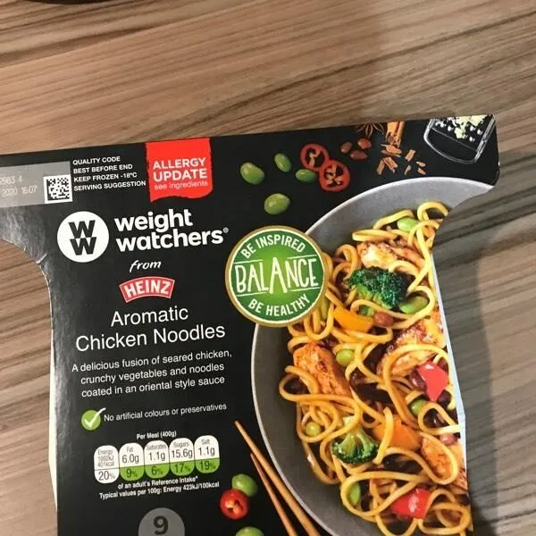 Aromatic chicken noodle s