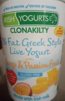 Mango and Passion Fruit yogurt fat free