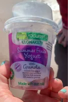 Summer fruits yoghurt