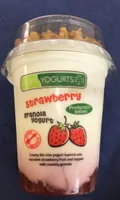 Strawberry live yoghurt
