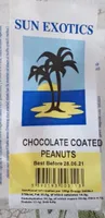 Chocolate coated peanuts