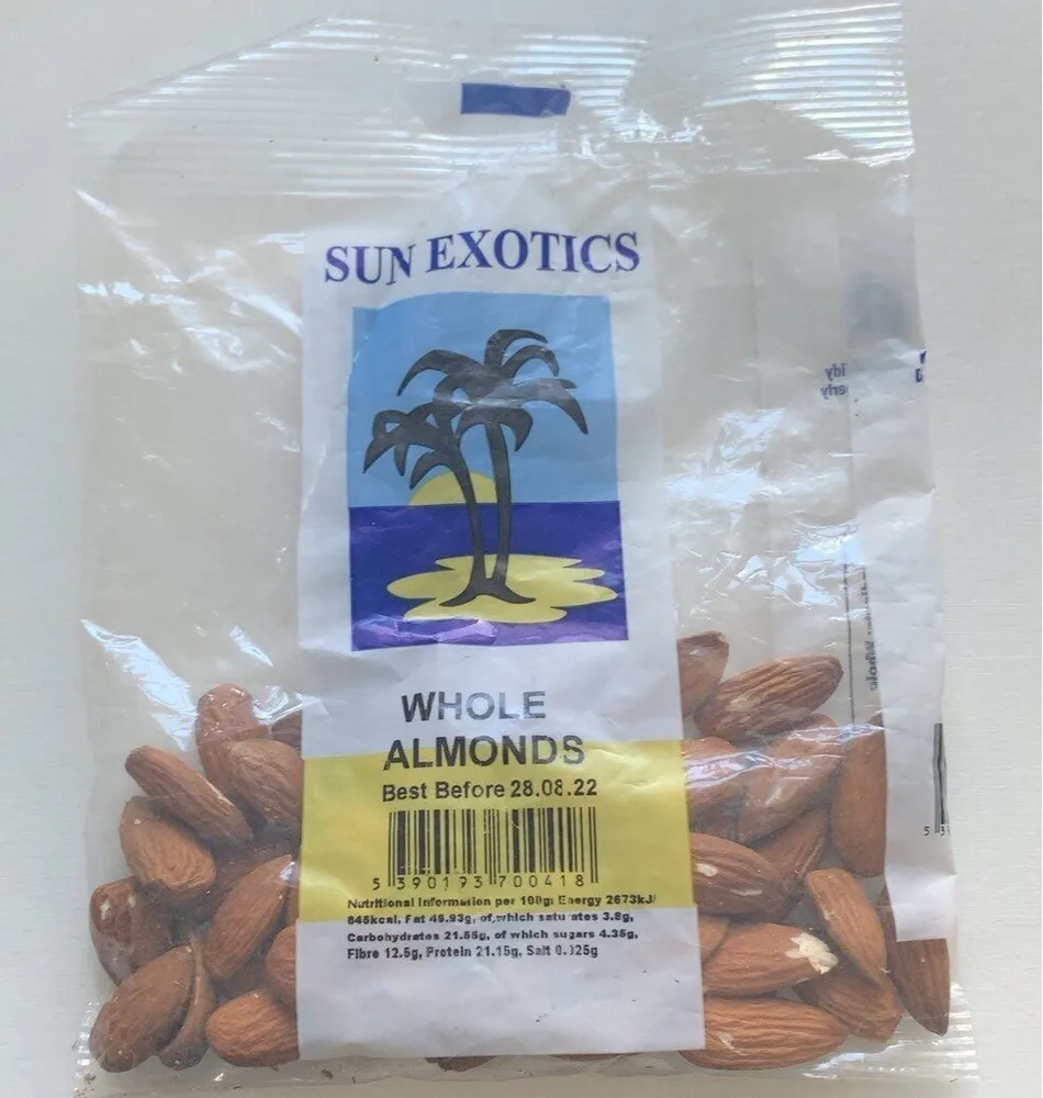 Whole almonds