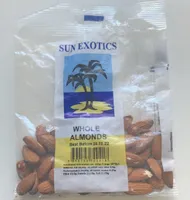 Whole almonds