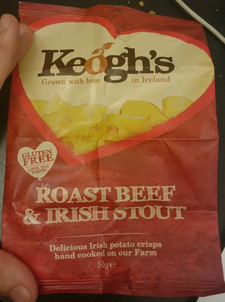 Roast Beef & Irish Stout Potato Crisps