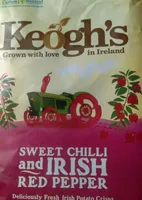 Keogh's Sweet Chilli and Irish Red Pepper Crisps 50G X 3