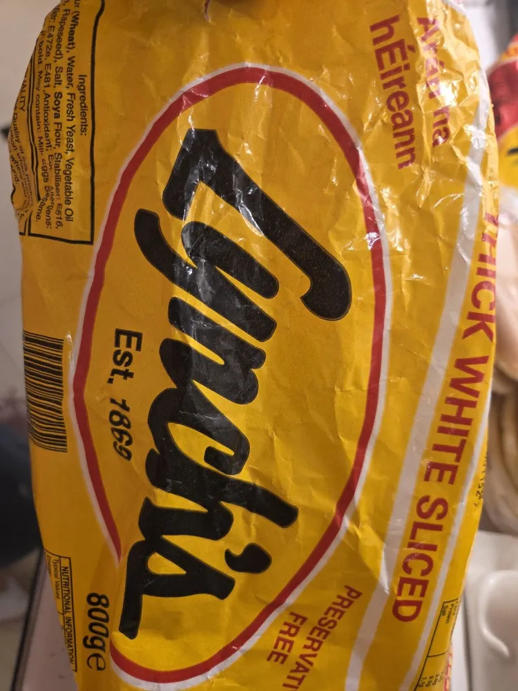 Thick White Sliced Bread