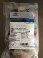 Pinces de tourteaux cuites surgelees