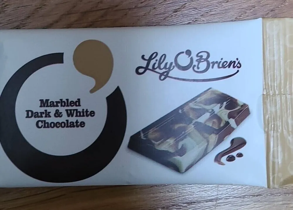 Marble dark and white chocolate