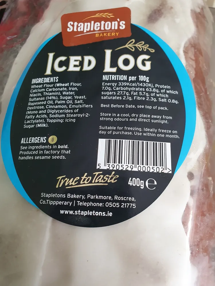 iced log