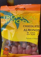 Chocholate almonds
