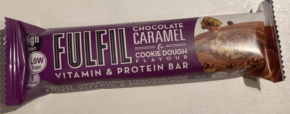 Chocolate caramel & cookie dough bar