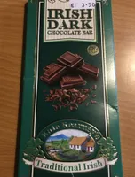 Irish Dark chocolate bar