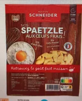 Spaetzle aux oeufs frais