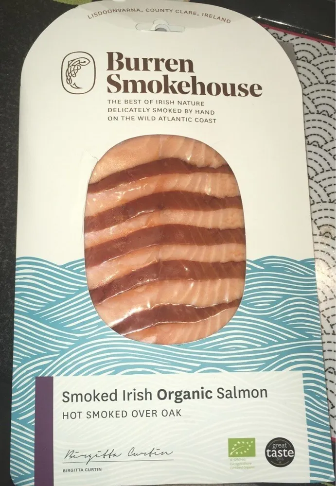 Smoked Irish Organic Salmon