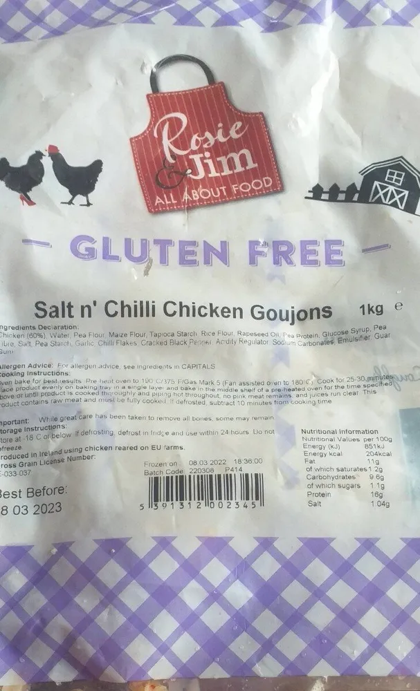 Salt n chilli chicken goujons