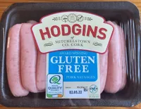 Gluten free pork sausages