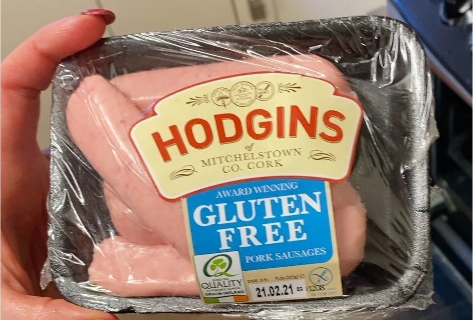 Gluten free sausages