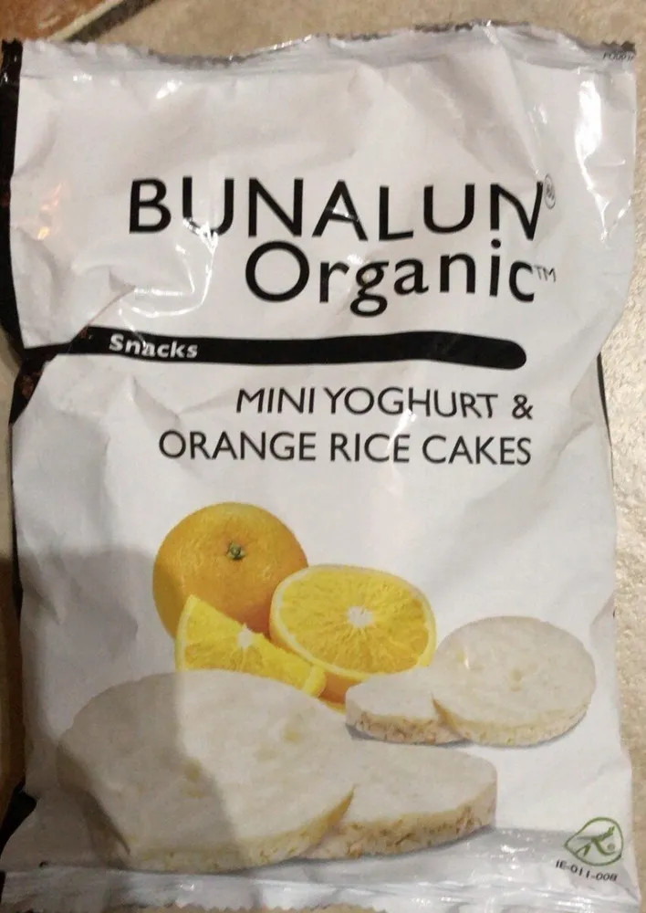 BUNALUN Organic SNACKS 160 TM YOGHURT & ORANGE MIN