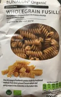 Bunalun Organic Wholegrain Fusilli