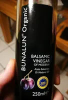 Bunalun organic balsamic vinegar