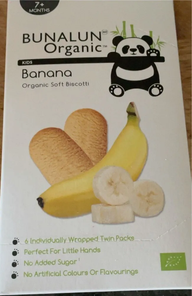 Banana soft biscotti