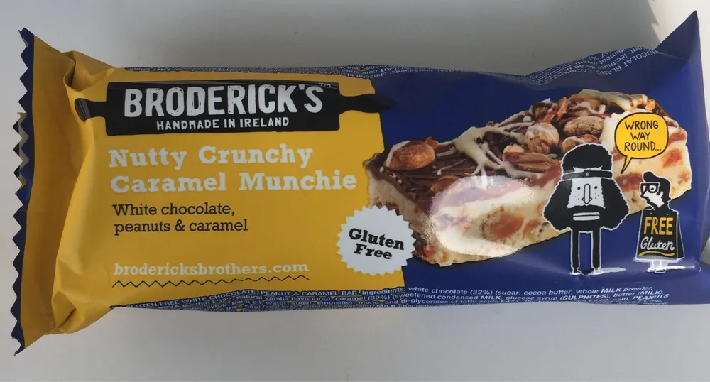 Broderick's nutty crunchy caramel munchie