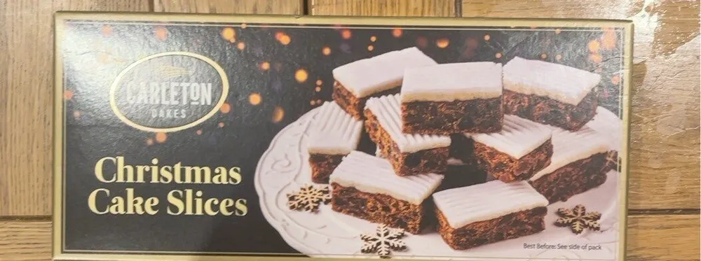 Christmas Cake Slices
