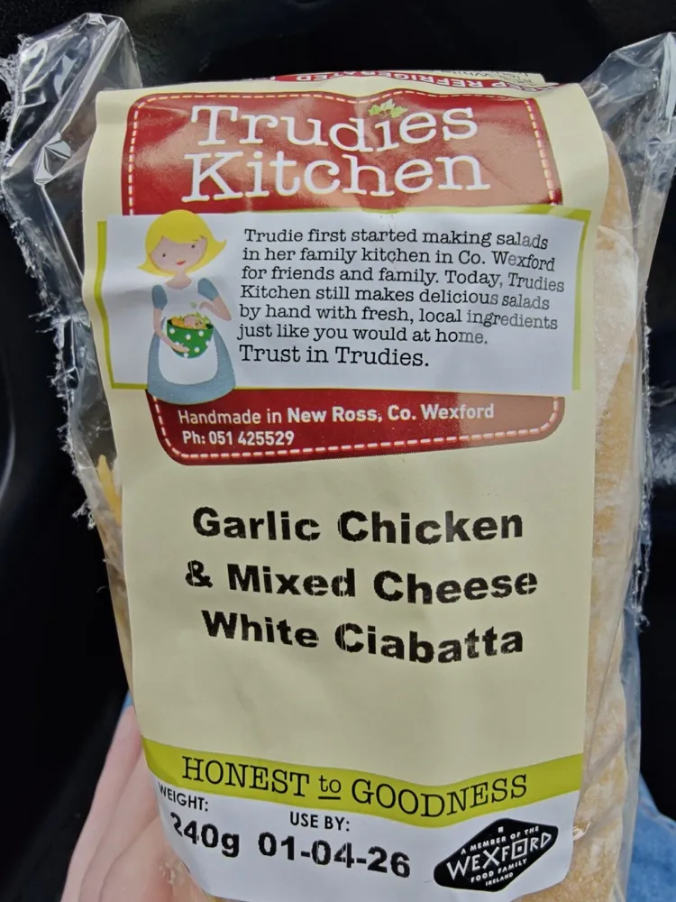 Garlic Chicken Ciabatta
