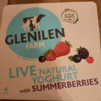 LIVE NATURAL YOGHURT with SUMMERBERRIES