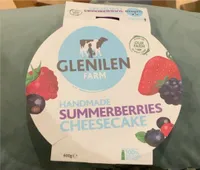 Handmade summerberries cheesecake