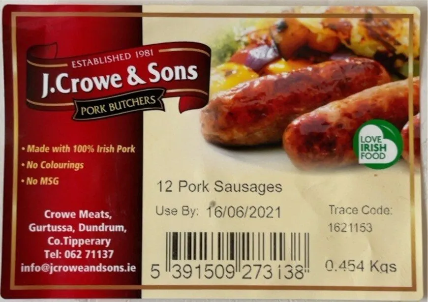12 Pork Sausage