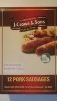 Pork sausages