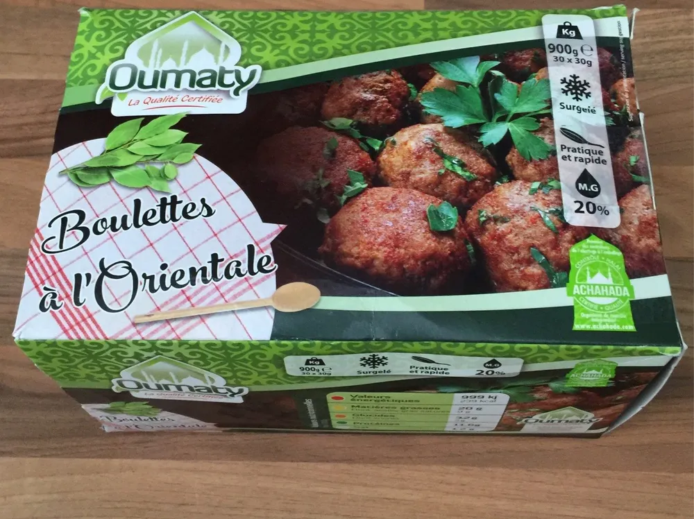 Boulettes à l'orientale