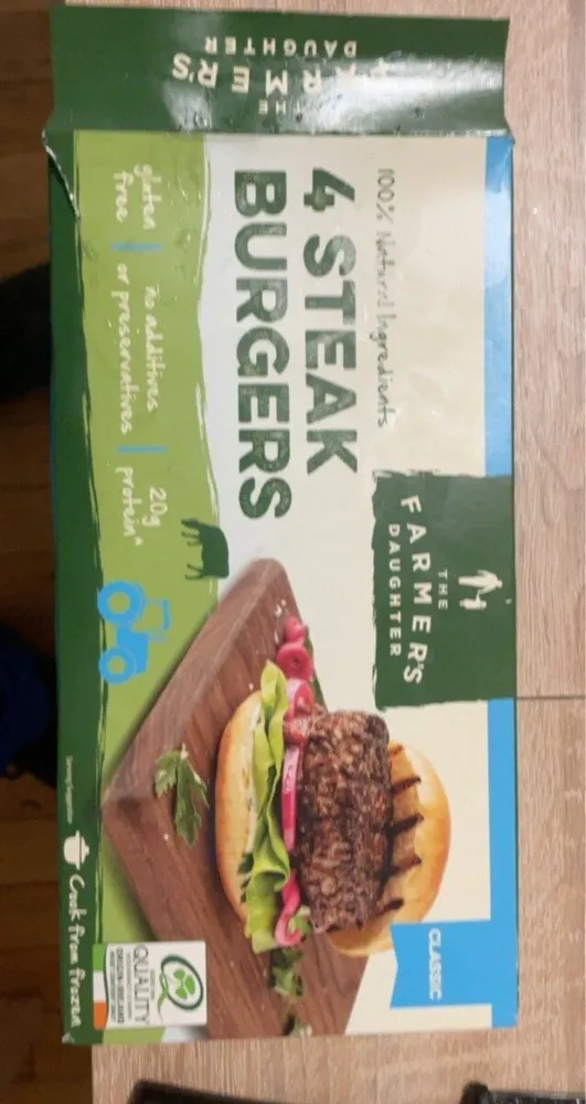 4 steak burgers