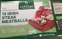 12 irish steak meatballs