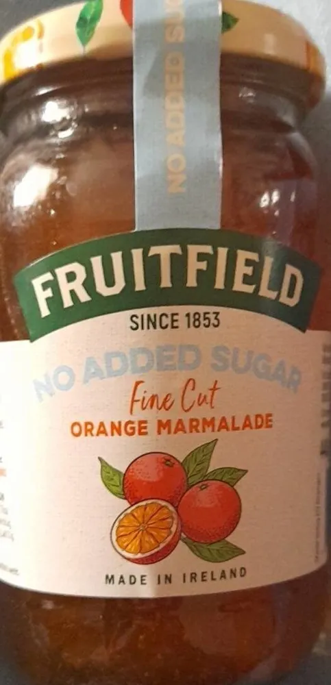 Fruitfield No added sugar orange marmalable