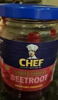 Shredded beetroot