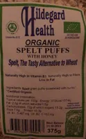 Organic spelt puffs