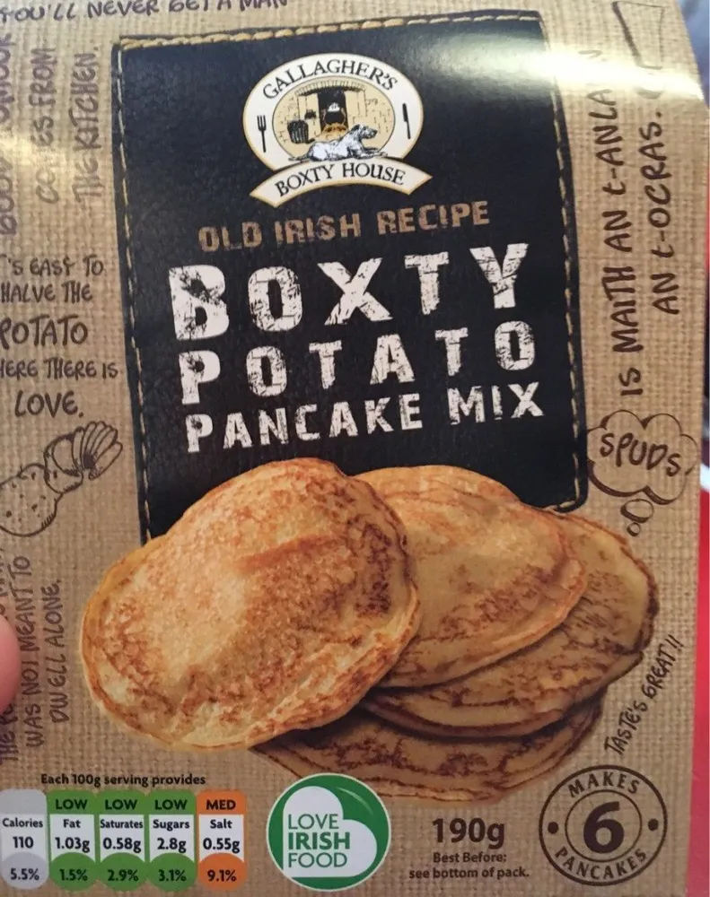 Boxty Potato Pancake Mix