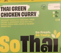 Thai green chicken curry