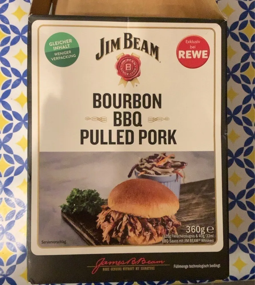 Rewe Pulled Pork Mit Jim Beam