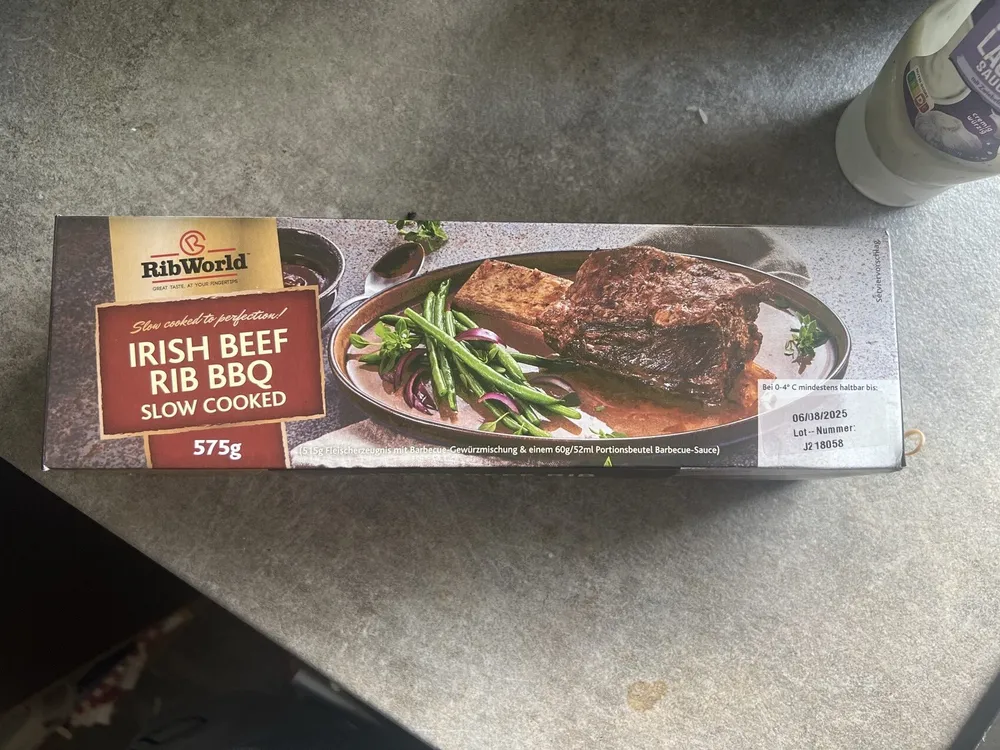 Irish Beef Rib Bbq Slow Cooked