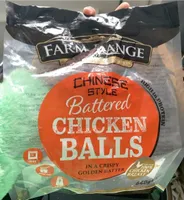 Battered chicken balls