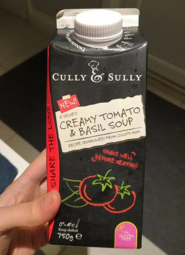 Creamy tomato basil soup