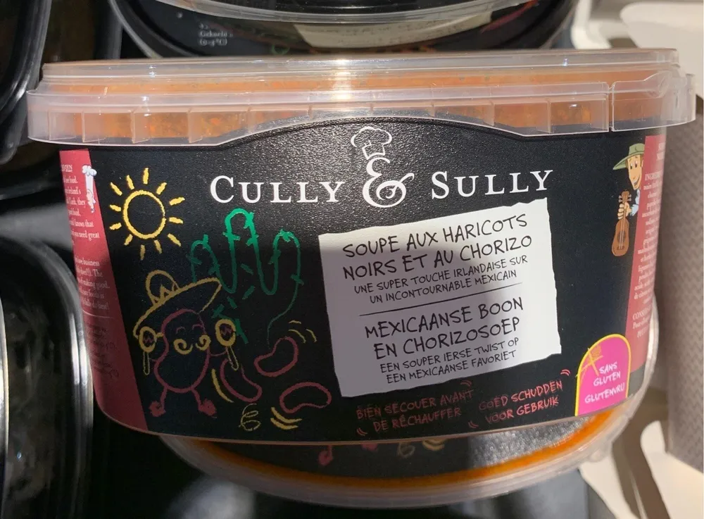 Soupe aux haricots noirs et au chorizo