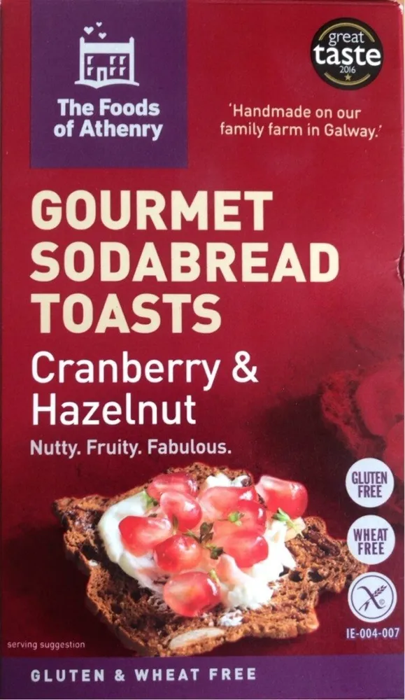Gourmet sodabread taosts