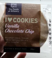 Vanilla and chocolate chips cookie